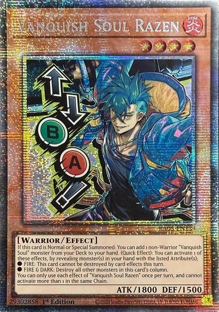 Vanquish Soul Razen (Starlight Rare) (Stamp) [RA05-EN134] Starlight Rare Yu-Gi-Oh!