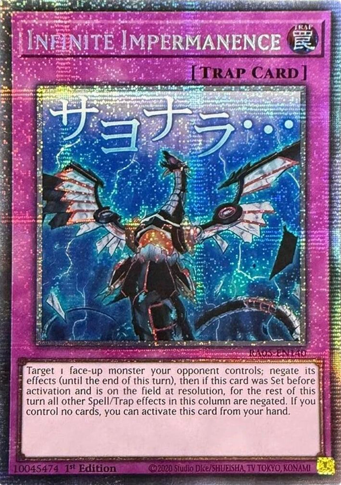 Infinite Impermanence (Starlight Rare) [RA05-EN140] Starlight Rare Yu-Gi-Oh!