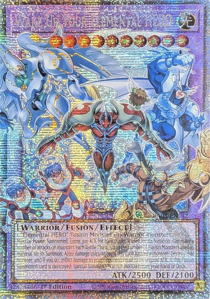Wake Up Your Elemental HERO (Starlight Rare) [RA05-EN142] Starlight Rare Yu-Gi-Oh!