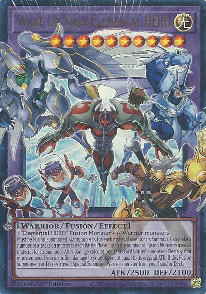 Wake Up Your Elemental HERO [RA05-EN142] Ultra Rare Yu-Gi-Oh!