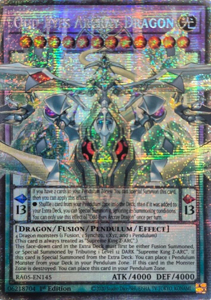 Odd-Eyes Arcray Dragon (Starlight Rare) [RA05-EN145] Starlight Rare Yu-Gi-Oh!