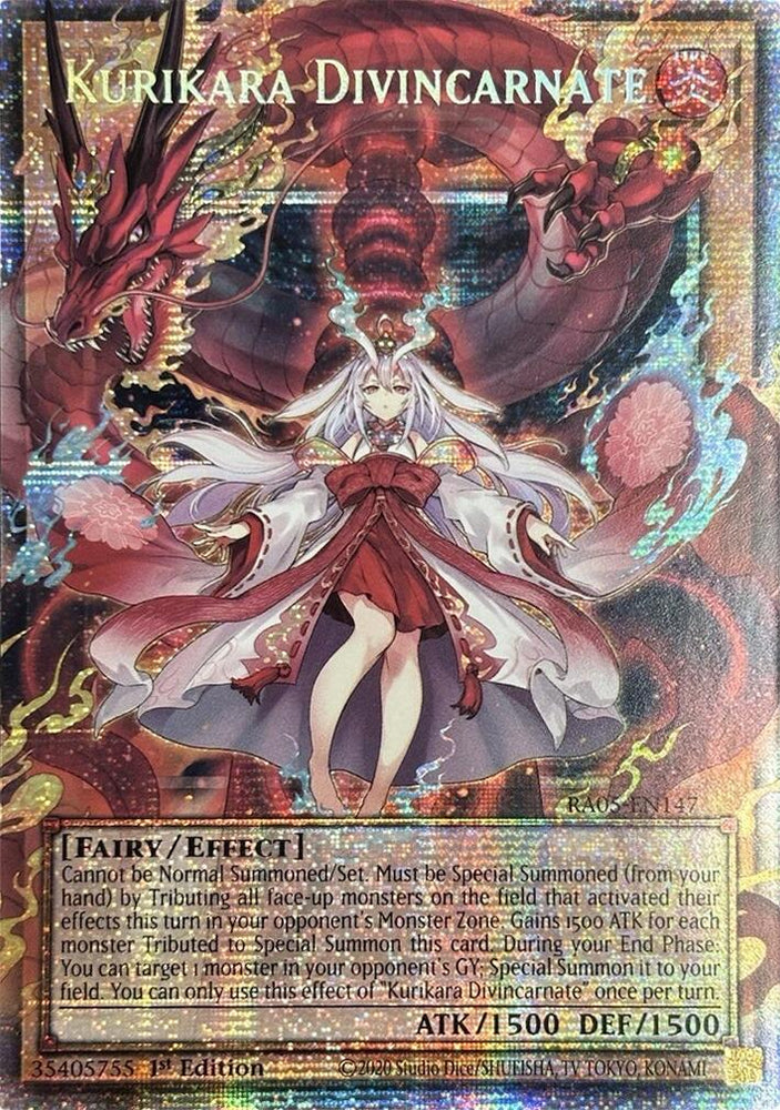 Kurikara Divincarnate (Starlight Rare) [RA05-EN147] Starlight Rare Yu-Gi-Oh!