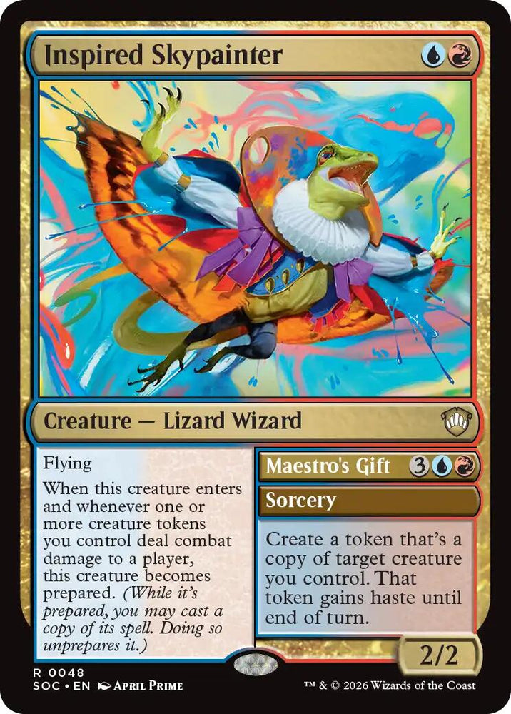 Inspired Skypainter [Secrets of Strixhaven Commander] Magic: The Gathering
