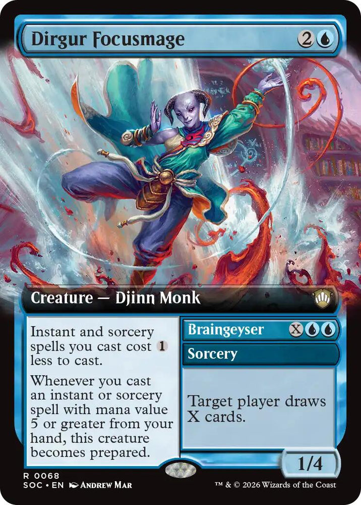 Dirgur Focusmage (Extended Art) [Secrets of Strixhaven Commander] Magic: The Gathering