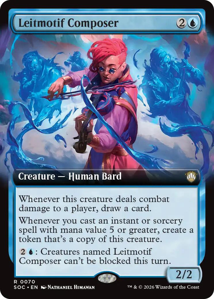 Leitmotif Composer (Extended Art) [Secrets of Strixhaven Commander] Magic: The Gathering