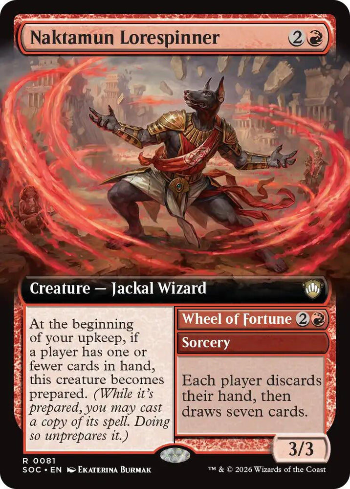 Naktamun Lorespinner (Extended Art) [Secrets of Strixhaven Commander] Magic: The Gathering