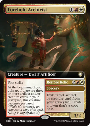 Lorehold Archivist (Extended Art) [Secrets of Strixhaven Commander] Magic: The Gathering