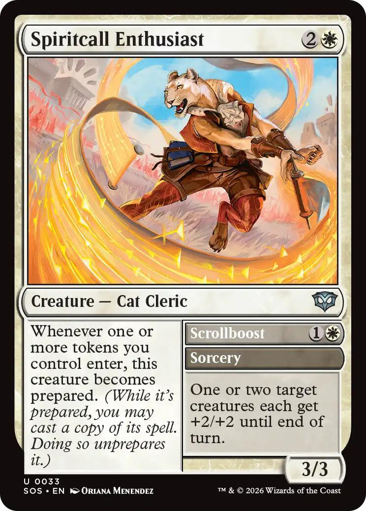 Spiritcall Enthusiast [Secrets of Strixhaven] Magic: The Gathering