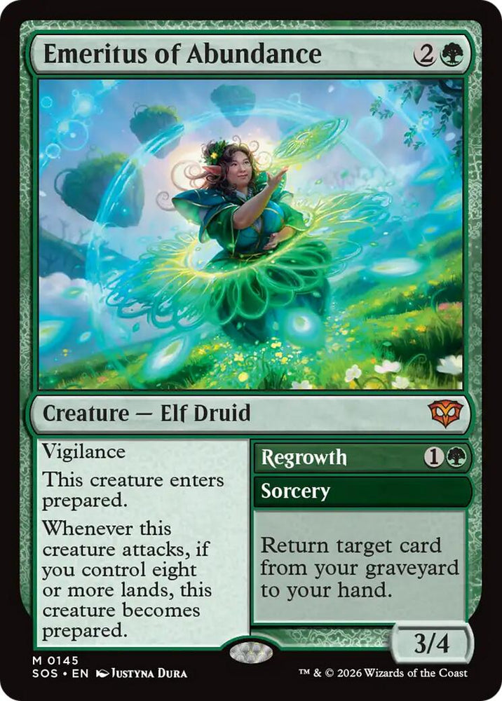 Emeritus of Abundance [Secrets of Strixhaven] Magic: The Gathering
