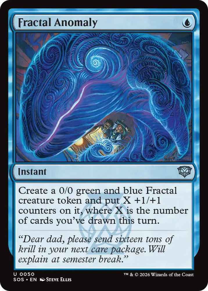 Fractal Anomaly [Secrets of Strixhaven] Magic: The Gathering
