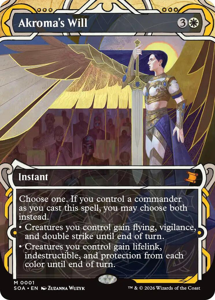Akroma's Will [Secrets of Strixhaven: Mystical Archive] Magic: The Gathering