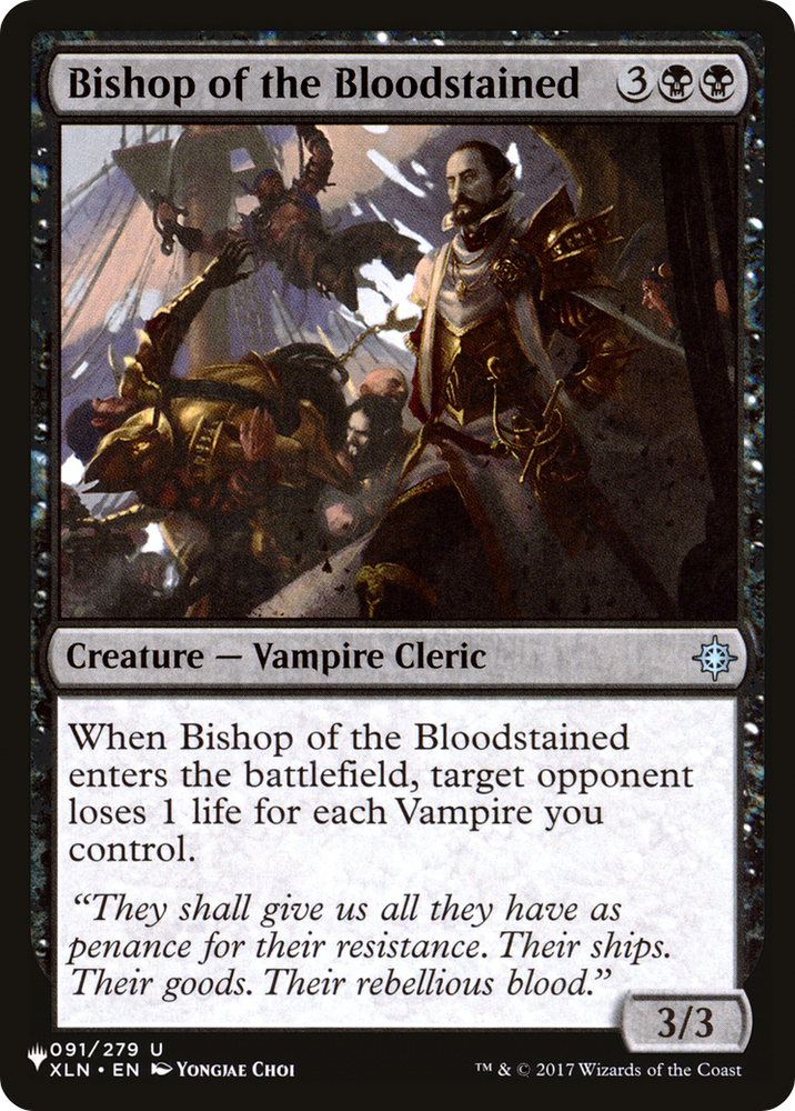 Bishop of the Bloodstained [The List] Magic: The Gathering
