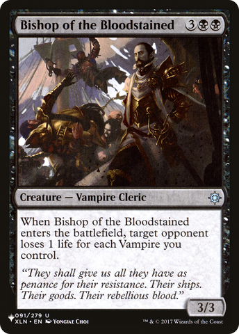 Bishop of the Bloodstained [The List] Magic: The Gathering