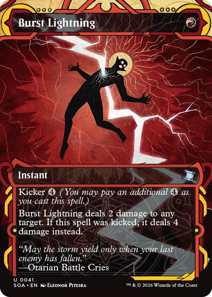 Burst Lightning [Secrets of Strixhaven: Mystical Archive] Magic: The Gathering