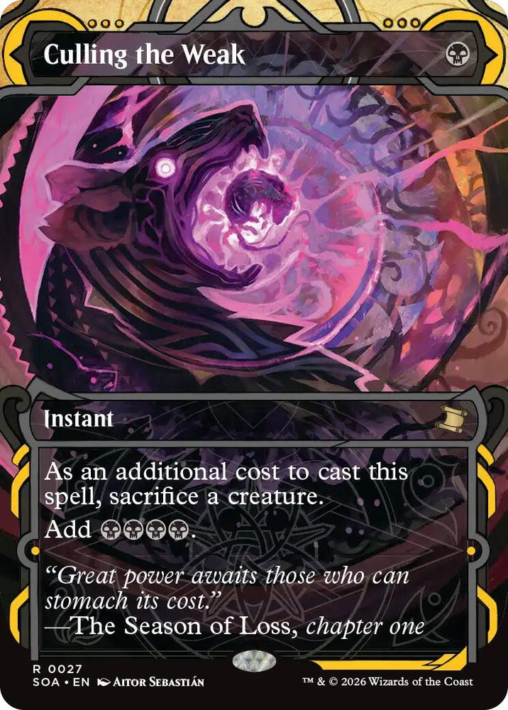 Culling the Weak [Secrets of Strixhaven: Mystical Archive] Magic: The Gathering