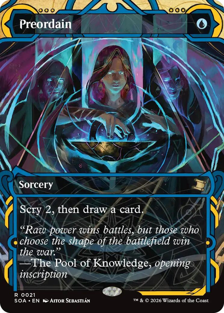 Preordain [Secrets of Strixhaven: Mystical Archive] Magic: The Gathering