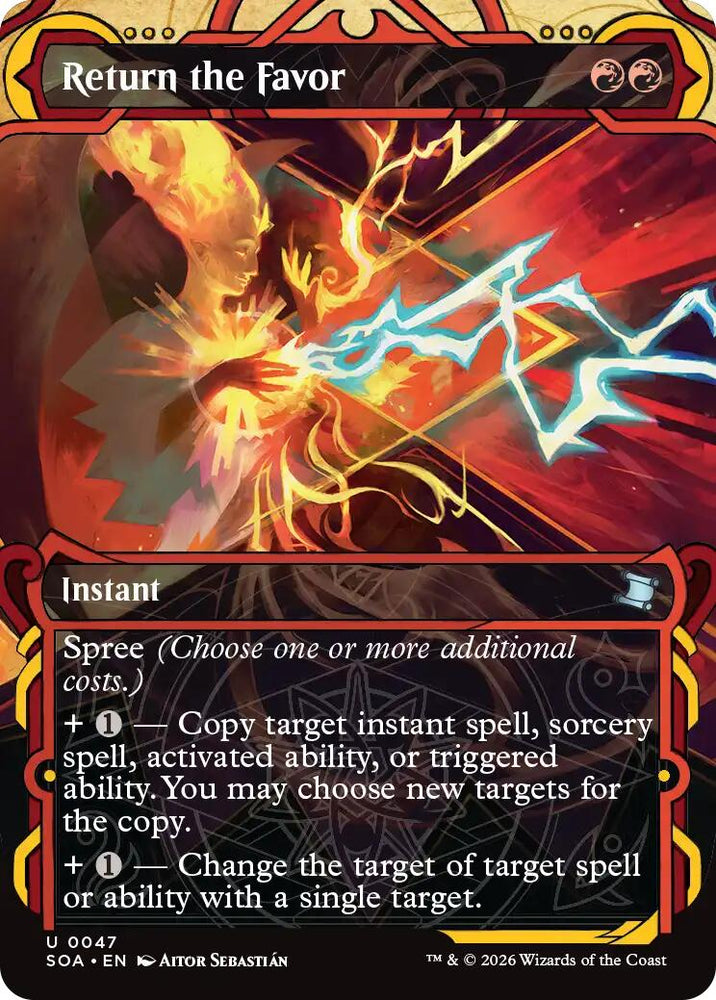 Return the Favor [Secrets of Strixhaven: Mystical Archive] Magic: The Gathering
