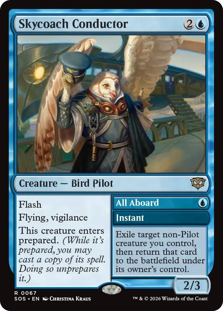 Skycoach Conductor [Secrets of Strixhaven] Magic: The Gathering