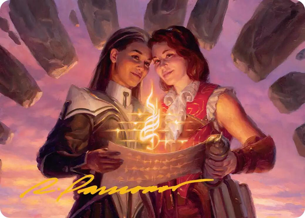 Joined Researchers Art Card (Gold-Stamped Signature) [Secrets of Strixhaven Art Series] Magic: The Gathering