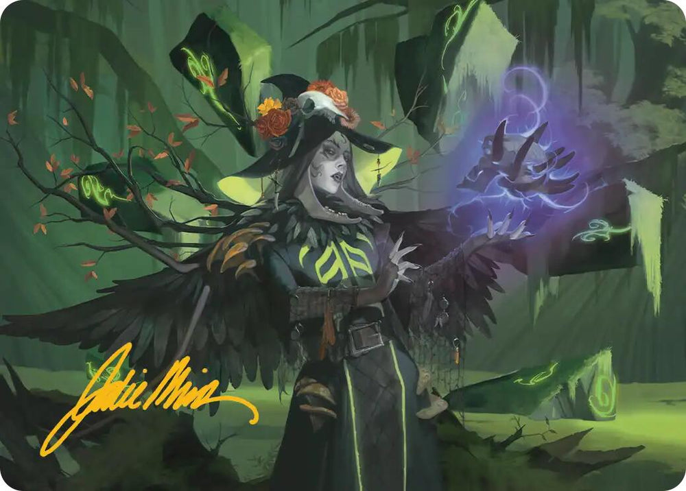 Emeritus of Woe Art Card (Gold-Stamped Signature) [Secrets of Strixhaven Art Series] Magic: The Gathering