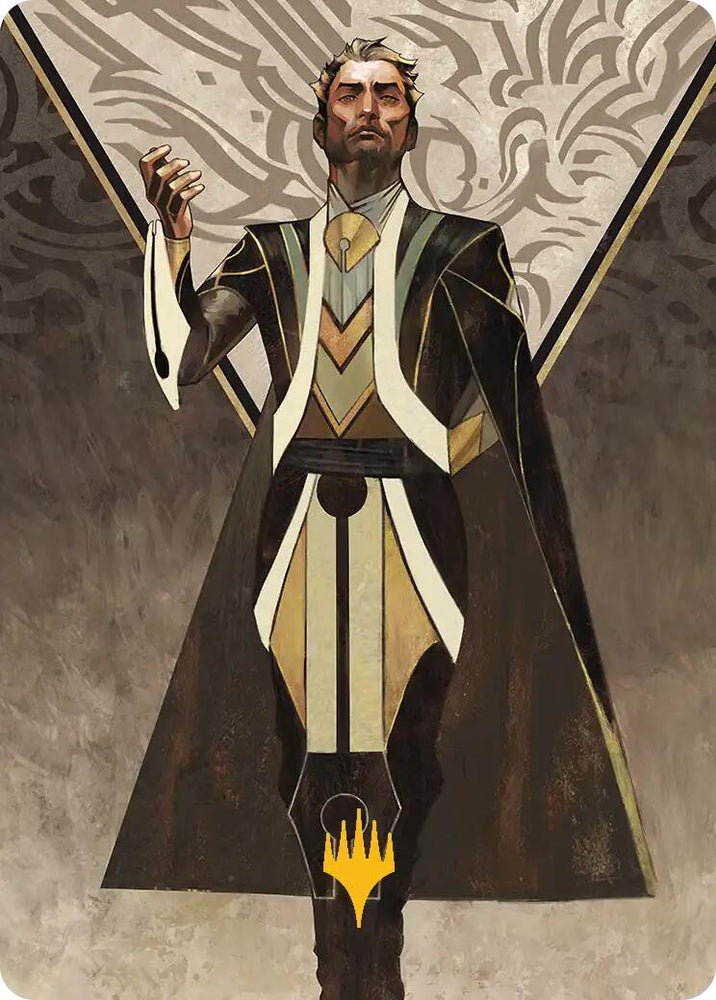 Ral Zarek, Guest Lecturer Art Card (Gold-Stamped Planeswalker Symbol) [Secrets of Strixhaven Art Series] Magic: The Gathering
