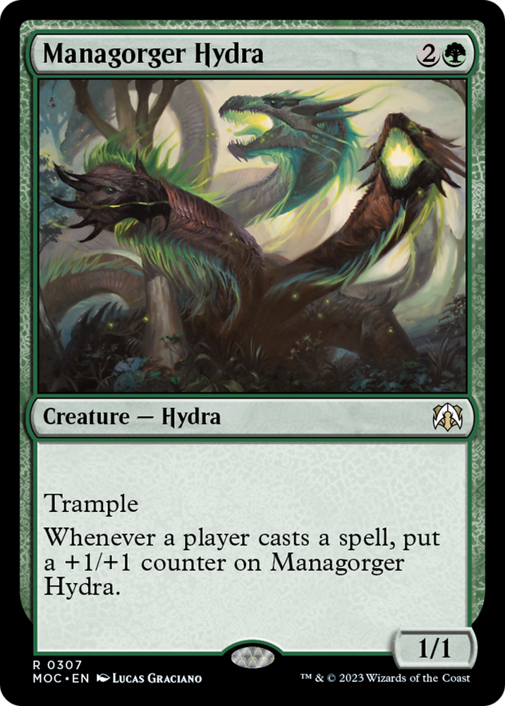 Managorger Hydra [March of the Machine Commander] Magic: The Gathering