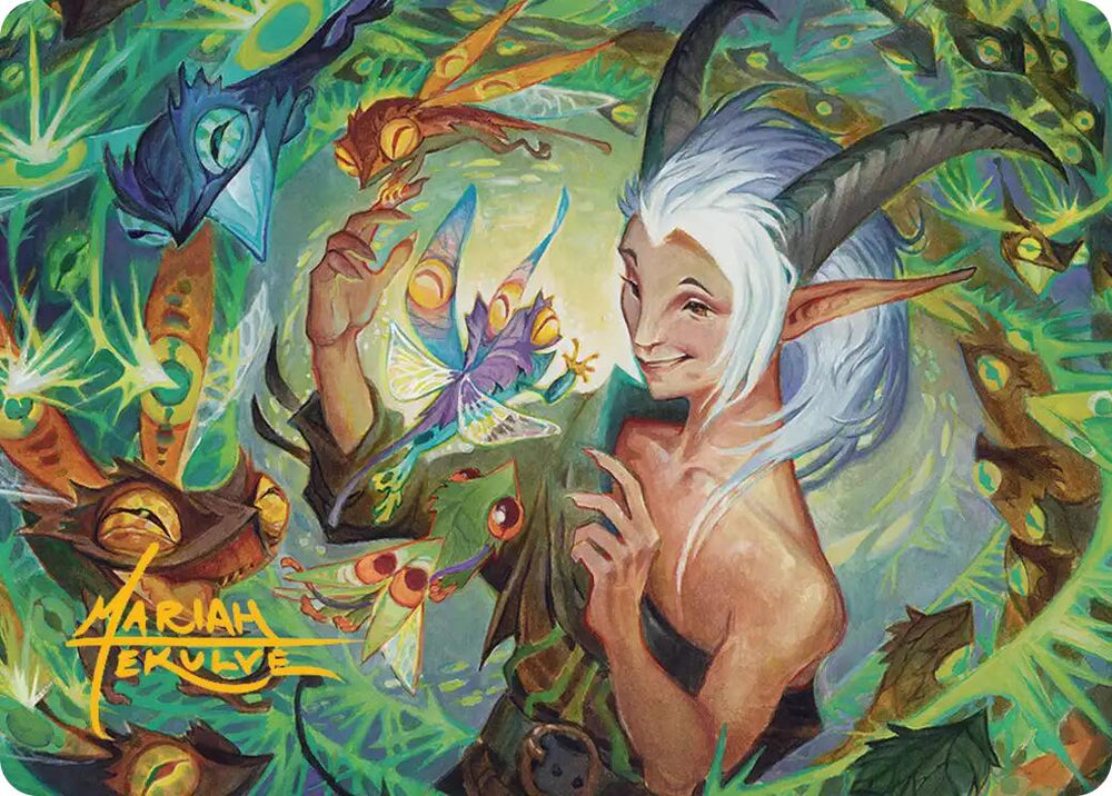 Lumaret's Favor Art Card (Gold-Stamped Signature) [Secrets of Strixhaven Art Series] Magic: The Gathering