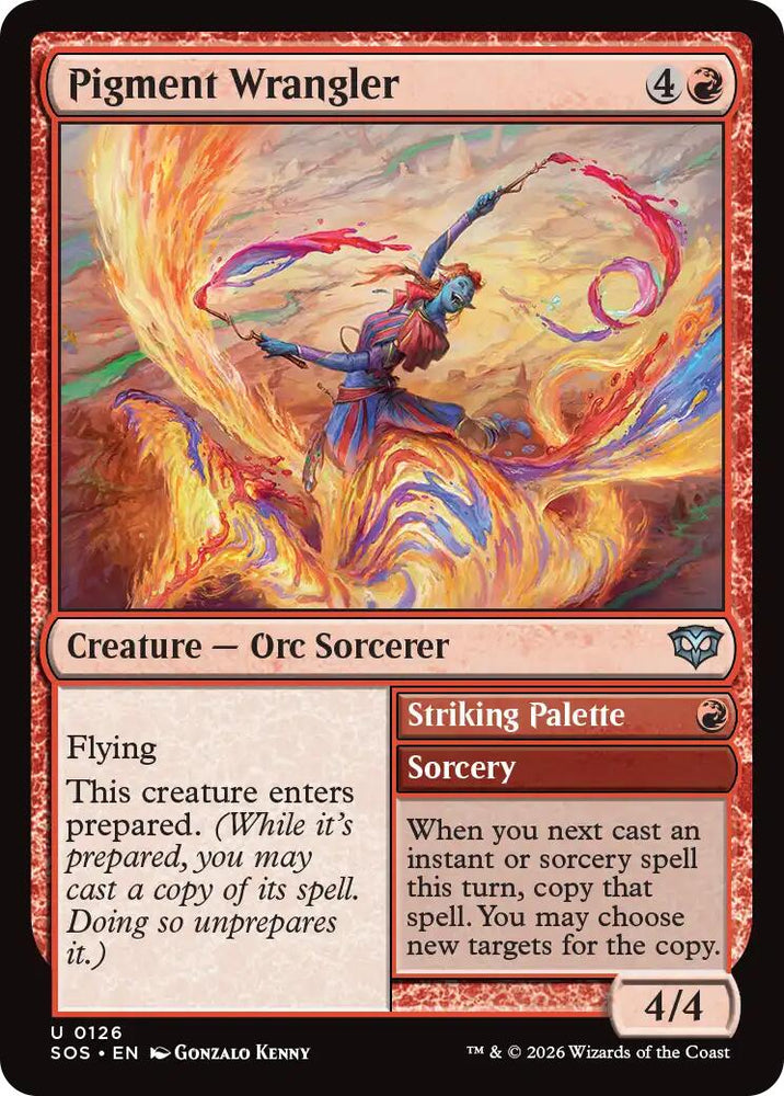 Pigment Wrangler [Secrets of Strixhaven] Magic: The Gathering