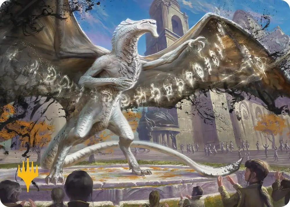 Silverquill, the Disputant Art Card (Gold-Stamped Planeswalker Symbol) [Secrets of Strixhaven Art Series] Magic: The Gathering