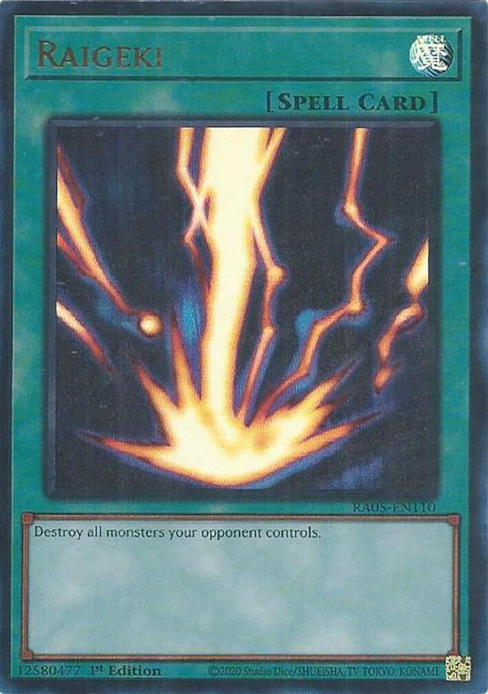 Raigeki (Ultra Rare) [RA05-EN110] Ultra Rare Yu-Gi-Oh!