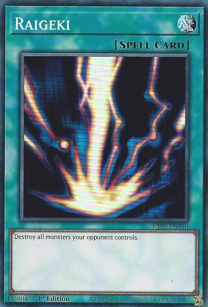 Raigeki [RA05-EN110] Super Rare Yu-Gi-Oh!