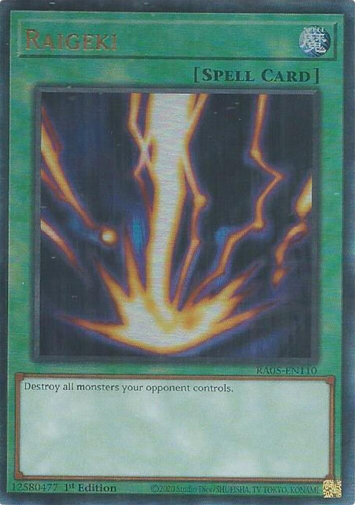 Raigeki (Ultimate Rare) [RA05-EN110] Ultimate Rare Yu-Gi-Oh!
