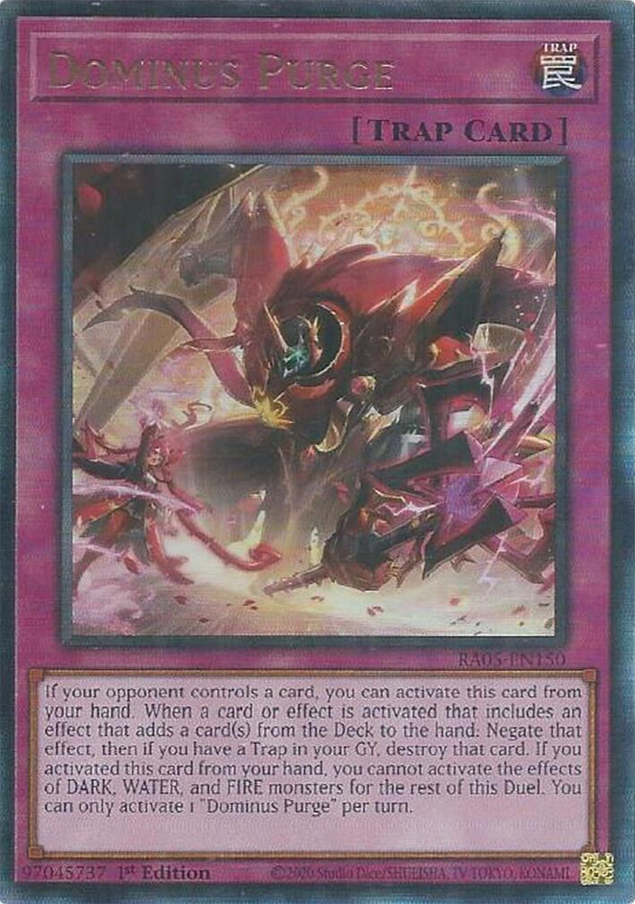 Dominus Purge (Ultimate Rare) [RA05-EN150] Ultimate Rare Yu-Gi-Oh!