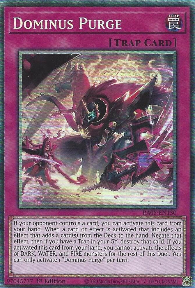 Dominus Purge (Collector's Rare) [RA05-EN150] Collector's Rare Yu-Gi-Oh!