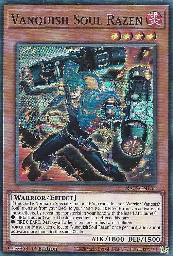 Vanquish Soul Razen [RA05-EN134] Super Rare Yu-Gi-Oh!