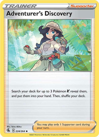 Adventurer's Discovery (224/264) [Sword & Shield: Fusion Strike] Pokémon