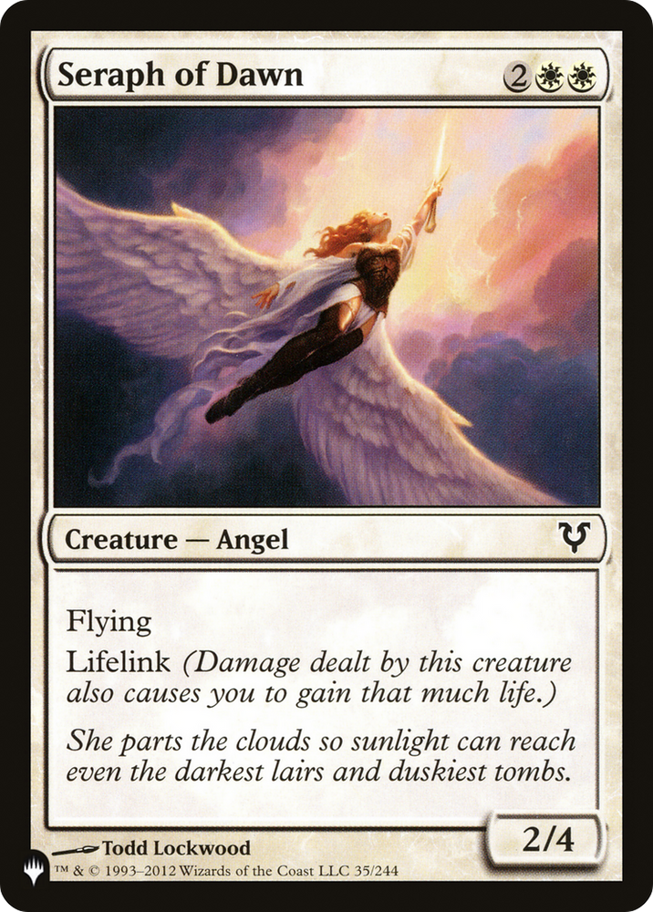 Seraph of Dawn [The List] Magic: The Gathering
