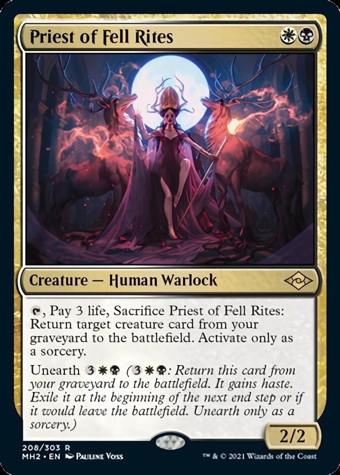Priest of Fell Rites [Modern Horizons 2] Magic: The Gathering