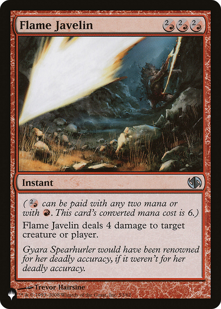 Flame Javelin [The List] Magic: The Gathering