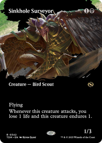 Sinkhole Surveyor (Borderless) [Tarkir: Dragonstorm] Magic: The Gathering