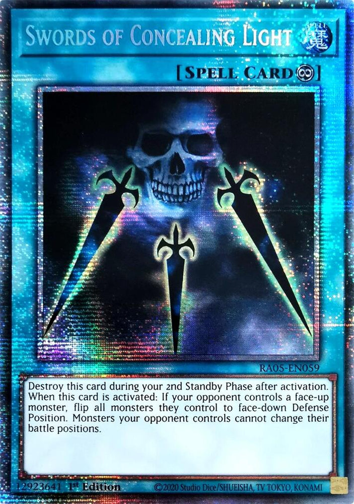 Swords of Concealing Light (Starlight Rare) [RA05-EN059] Starlight Rare Yu-Gi-Oh!