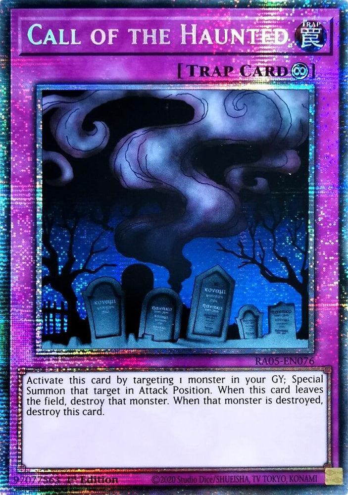 Call of the Haunted (Starlight Rare) [RA05-EN076] Starlight Rare Yu-Gi-Oh!