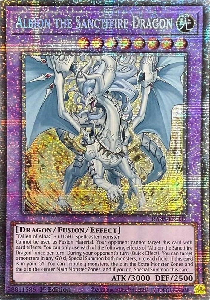 Albion the Sanctifire (Starlight Rare) [RA05-EN037] Starlight Rare Yu-Gi-Oh!