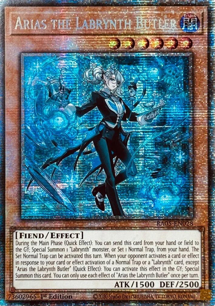 Arias the Labrynth Butler (Starlight Rare) [RA05-EN028] Starlight Rare Yu-Gi-Oh!