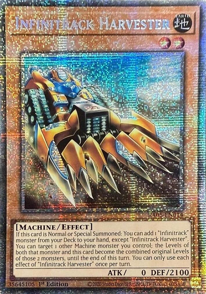 Infinitrack Harvester (Starlight Rare) [RA05-EN014] Starlight Rare Yu-Gi-Oh!