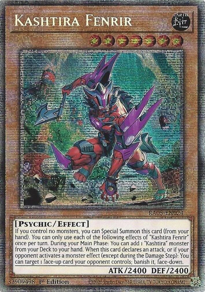 Kashtira Fenrir (Starlight Rare) [RA05-EN024] Starlight Rare Yu-Gi-Oh!