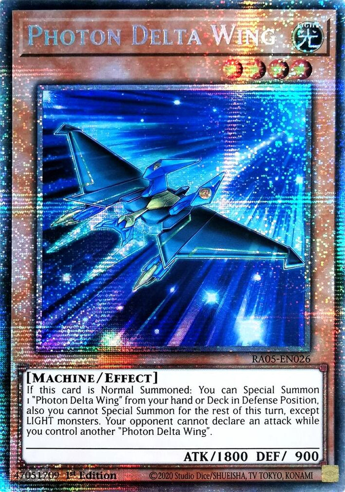 Photon Delta Wing (Starlight Rare) [RA05-EN026] Starlight Rare Yu-Gi-Oh!