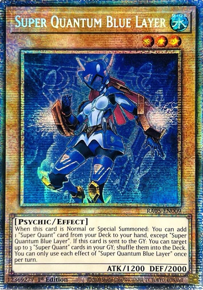 Super Quantum Blue Layer (Starlight Rare) [RA05-EN009] Starlight Rare Yu-Gi-Oh!