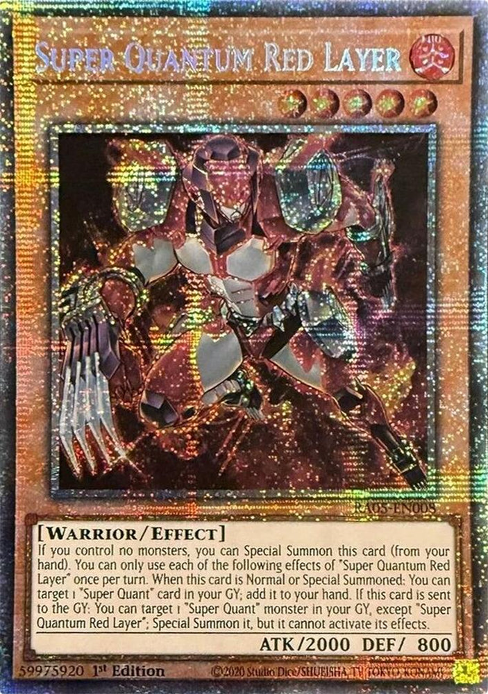 Super Quantum Red Layer (Starlight Rare) [RA05-EN008] Starlight Rare Yu-Gi-Oh!