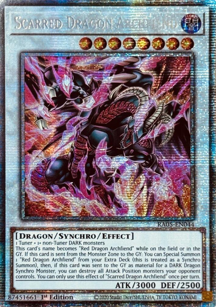 Scarred Dragon Archfiend (Starlight Rare) [RA05-EN044] Starlight Rare Yu-Gi-Oh!